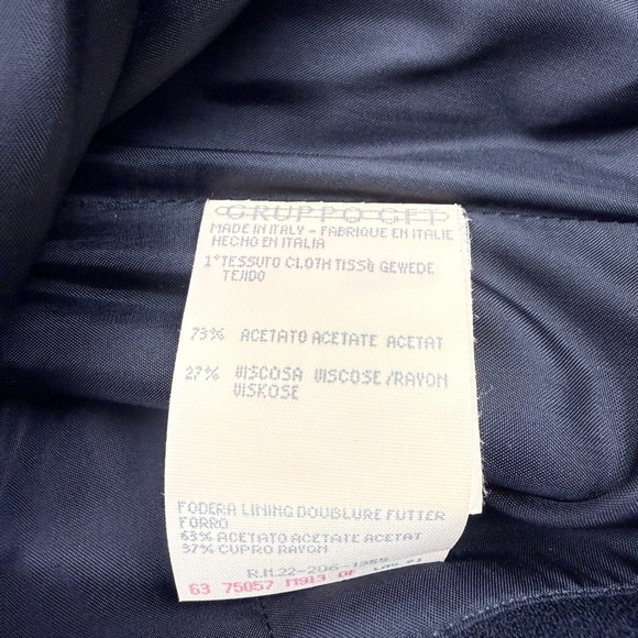 State of Claude Montana Black Blazer & Tank Top Set Made in Italy Tuxedo Lapel - Picture 10 of 12